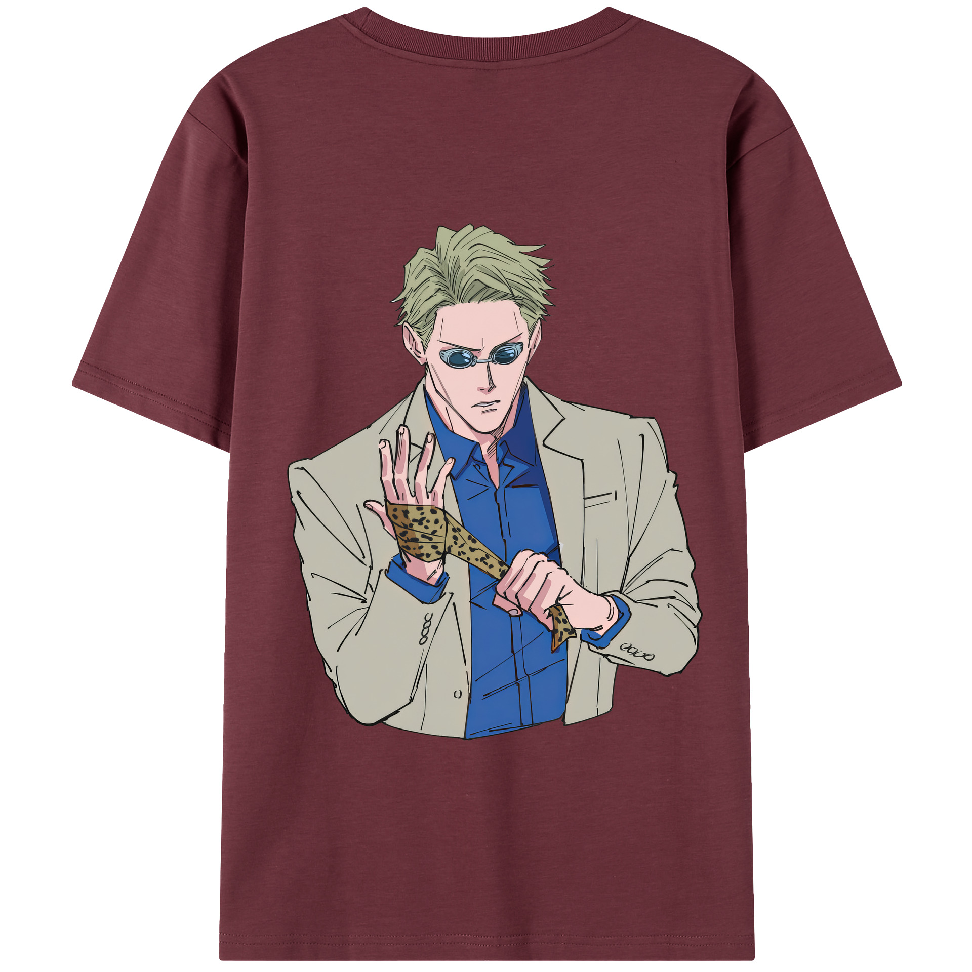 （画像用） 呪術廻戦 Jujutsu Kaisen 綿100％半袖Tシャツ（背面プリント）